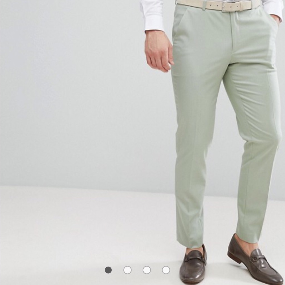 Sage green ASOS slacks